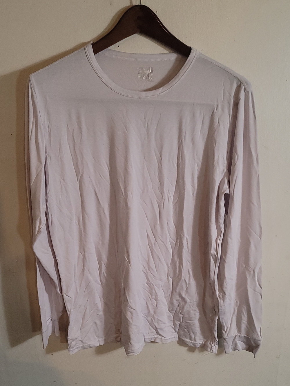 32° Men's Long-Sleeve Crew Neck Shirt - White